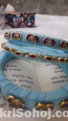 Silk thread bangles